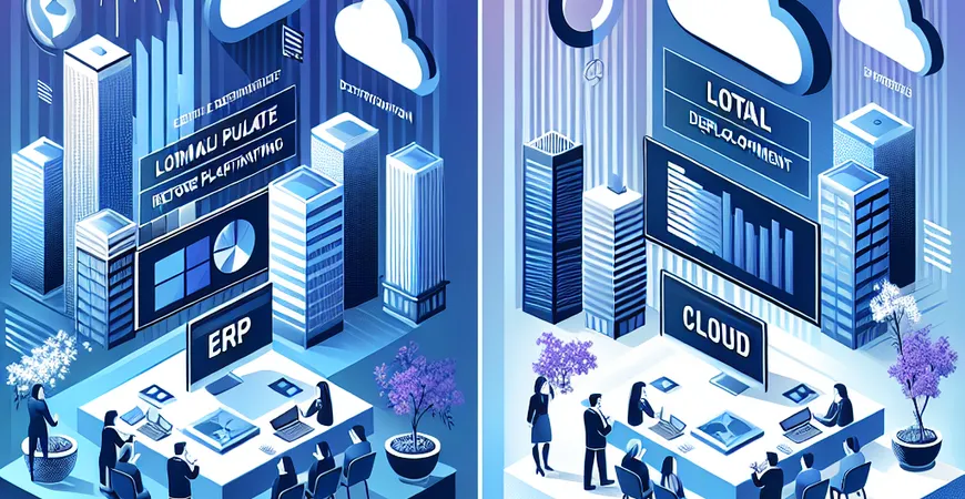 大型企业 ERP 平台对比：本地化部署与云端的优劣分析